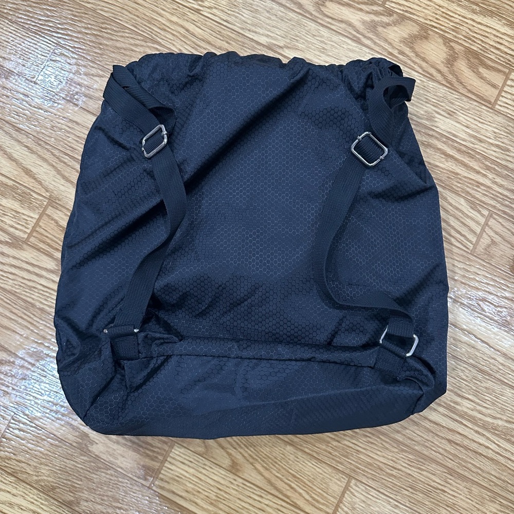 Black Drawstring Backpack - Picture 7 of 8